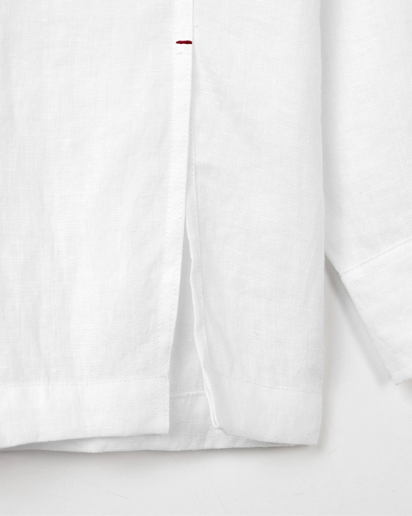 Men In White Linen Shirt