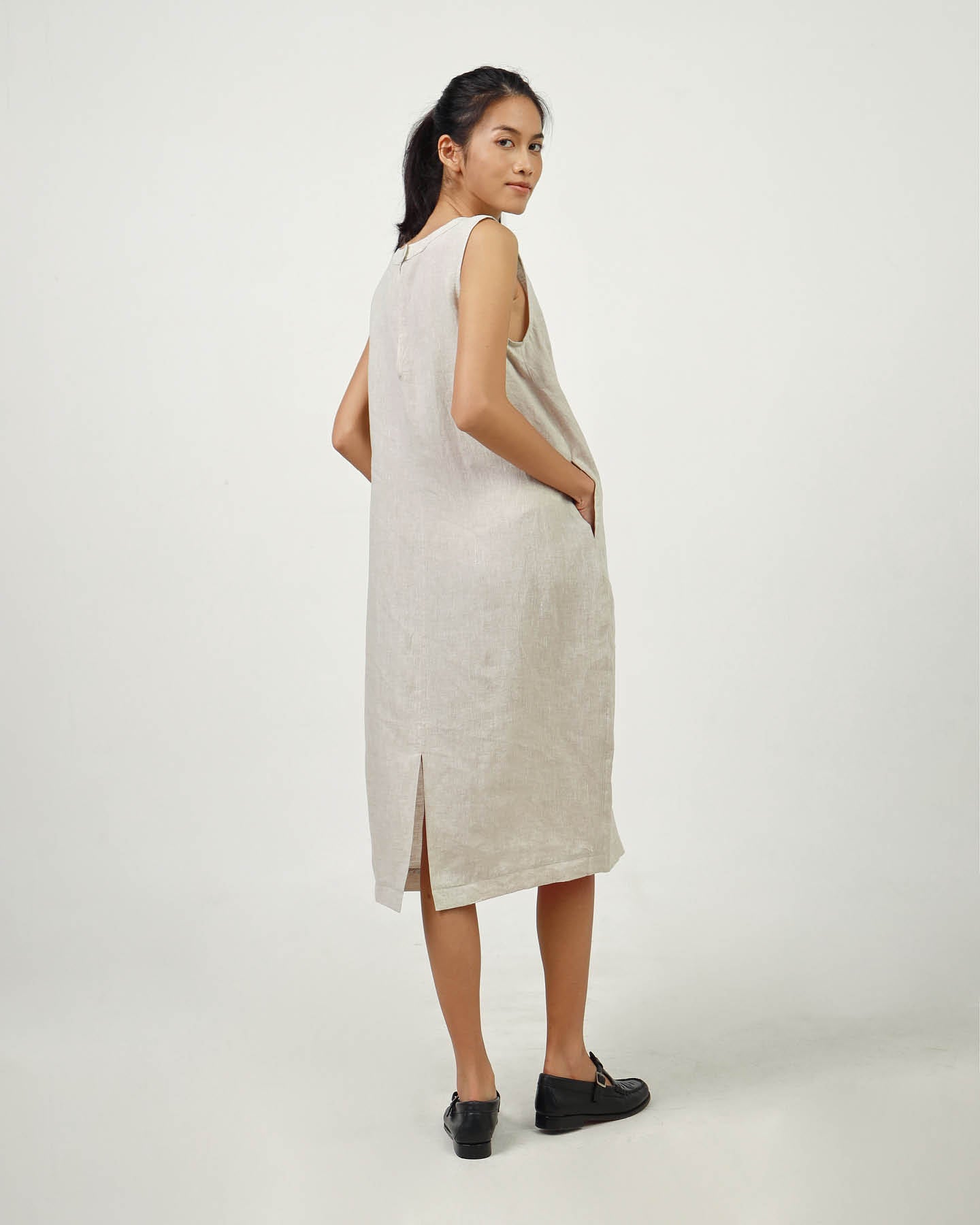 Đầm linen Nữ họa tiết hoa N&M 2303016 - Ninomaxx Concept