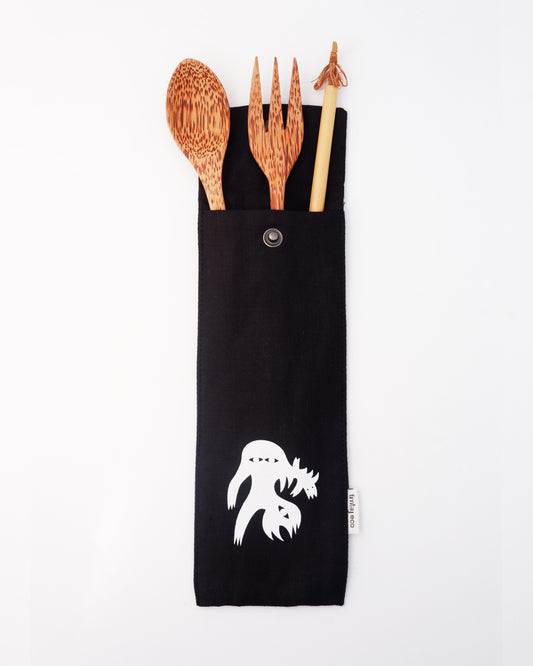 <tc>TimTay x Phucisme - Wood Monster - Eco Cutlery Bag</tc>
