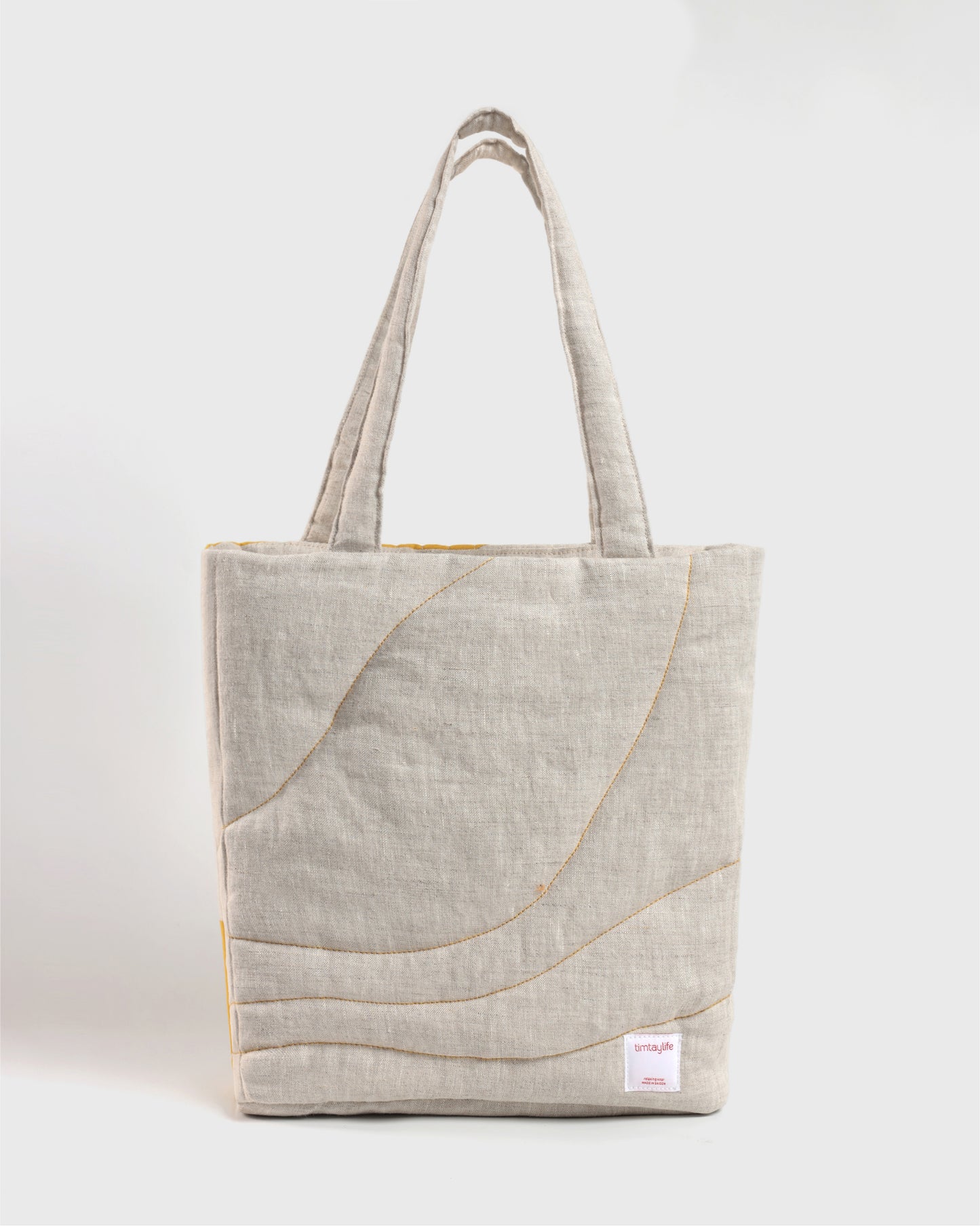 <tc>Quilted Linen bag</tc>