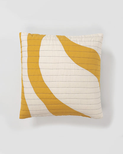 <tc>Linen Patchwork Cushion Cover</tc>